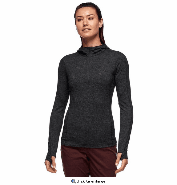 Black Diamond Women's Solution 150 Merino Quarter Zip Hoody