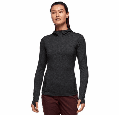 Black Diamond Women's Solution 150 Merino Quarter Zip Hoody