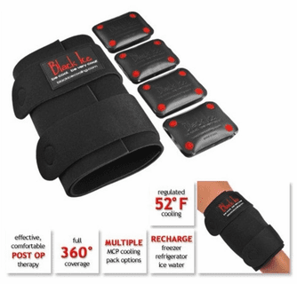 Black Ice CoolTherapy System - Knee Wrap (4 Pack)