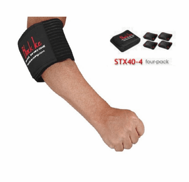 Black Ice CoolTherapy System - STX Sports Injury Relief 40" Wrap Elbow (4 Pack)