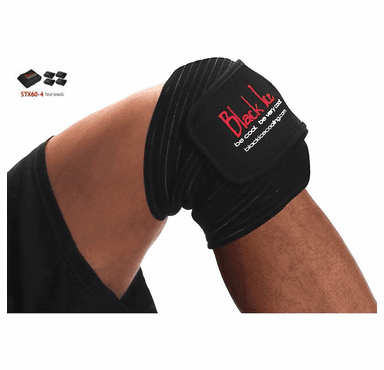 Black Ice CoolTherapy System - STX Sports Injury Relief 60" Wrap Knee/Ankle (4 Pack)
