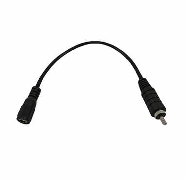 California Heat 12V RCA to Female COAX Adapter - Black