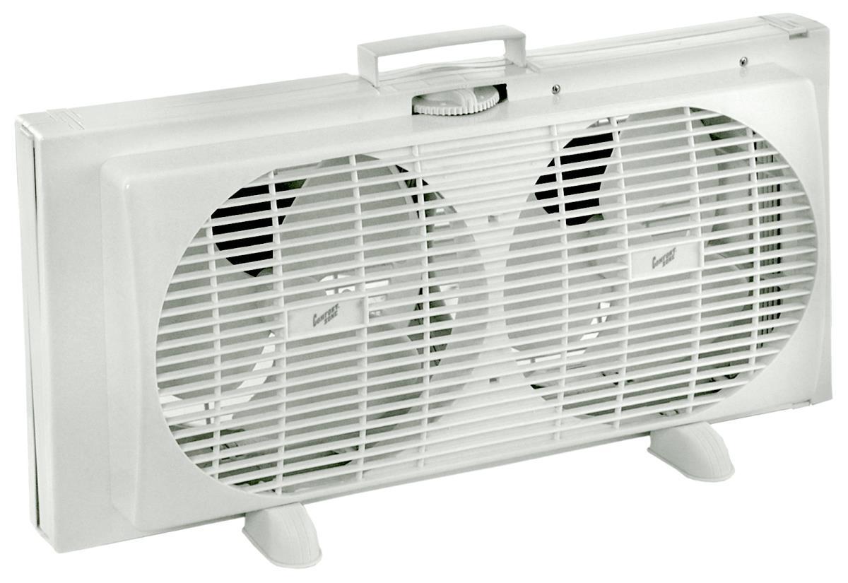 Comfort Zone 9 Inch Portable Twin Window Fan My Cooling Store