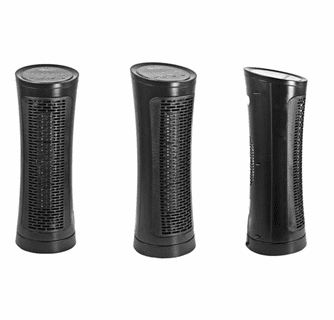 Comfort Zone Energy Save Ceramic Tower Heater - Black - My Cooling Store
