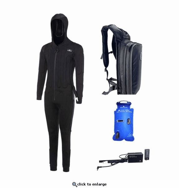 CompCooler Dual Backpack Full Body Cooling System with 5.0L Bladder Flow Control Mode