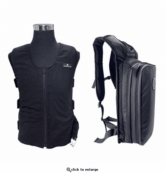 CompCooler Dual Backpack ICE Water Cooling System with 5.0L Bladder Flow Control Mode