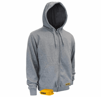 DeWalt 20V MAX Lithium Ion Men's French Terry Hoodie (Hoodie & Adapter Only)