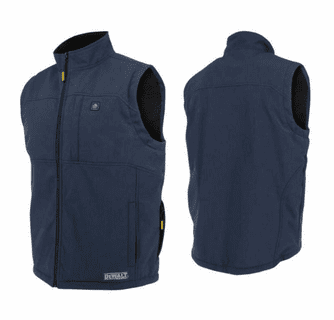 DeWalt Men's Heated Sherpa Lining Soft Shell Vest with Battery