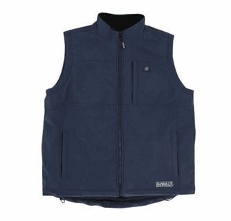 DeWalt Men's Heated Sherpa Lining Soft Shell Vest with Battery