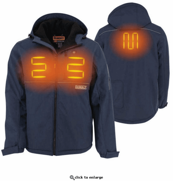 DeWalt Men's Heated Soft Shell Kitted Jacket with Battery