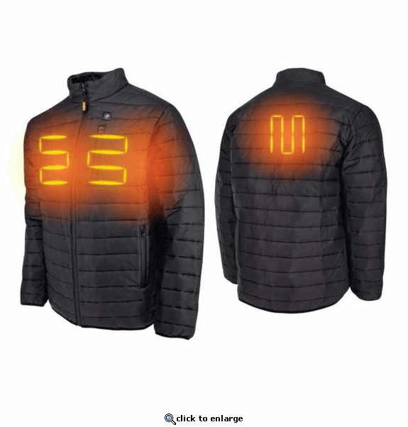 DeWalt Men's Lightweight Puffer Heated Jacket with Battery