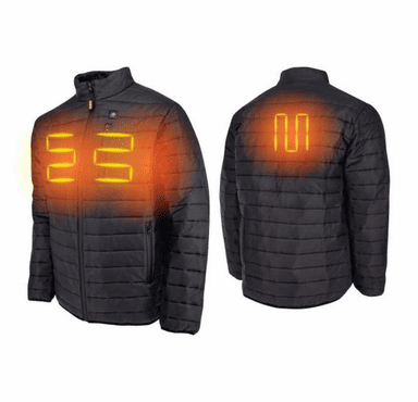 DeWalt Men's Lightweight Puffer Heated Jacket with Battery