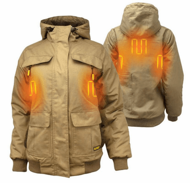 DeWalt Women's Heavy Duty Ripstop Heated Kitted Jacket with Battery