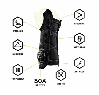 DonJoy Bionic Reel-Adjust Wrist Brace