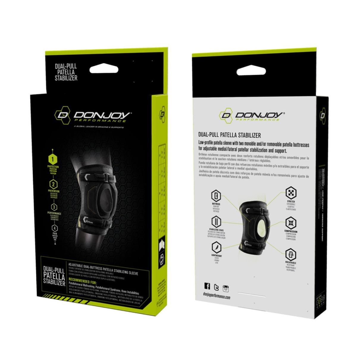 DonJoy DualPull Patella Stabilizer Knee Sleeve My Cooling Store