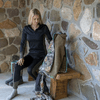 DSG Women's D-Tech Base Layer Shirt - Black/Olive