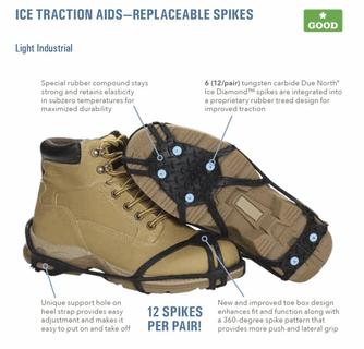Due North Light Industrial Traction Aids