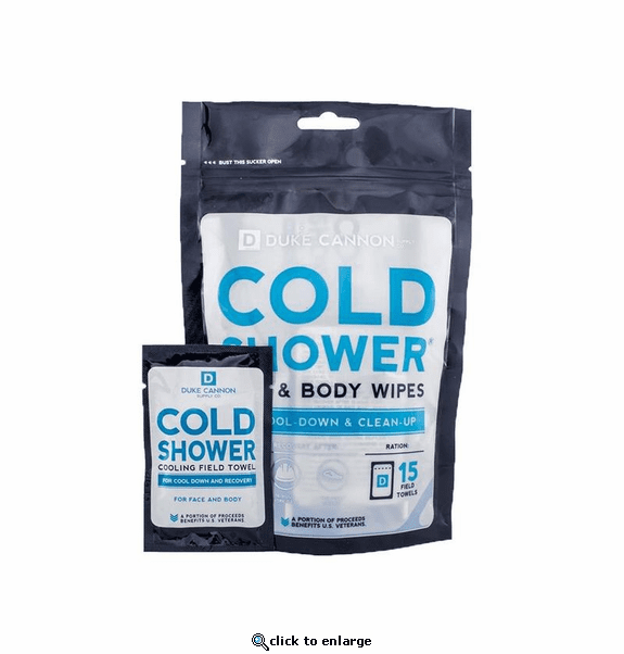 Duke Cannon Cold Shower Cooling Field Towels Multipack Pouch