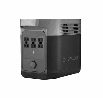 EcoFlow Delta 1000 Portable Power Station - Gray & Black