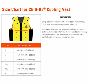Ergodyne 6685 Chill-Its Evaporative Dry Cooling Vest