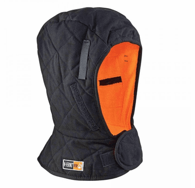 Ergodyne N-Ferno 6892 FR Winter Hard Hat Liner - 3-layer, Shoulder Length - Black