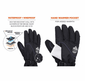 Ergodyne ProFlex 825WP Thermal Waterproof Winter Work Gloves