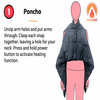 ExtremeHEAT Heated Blanket/Poncho with 10000mAh Power Bank
