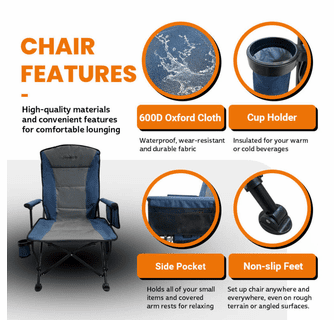 ExtremeHEAT Heated Camping Chair with 20000mAh Power Bank