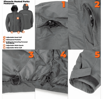 Fieldsheer Mobile Warming 12V Men's Pinnacle Parka Heated Jacket