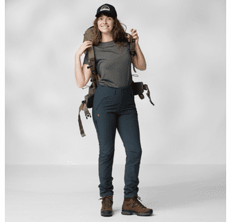 FjallRaven Women's Abisko Trail Stretch Trouser - Long