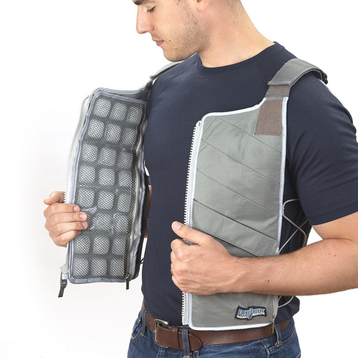 FlexiFreeze Professional Series Ice Vest Cooling Kit Charcoal My