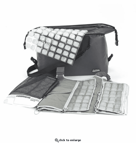 FlexiFreeze Professional Series Ice Vest Cooling Kit - Charcoal