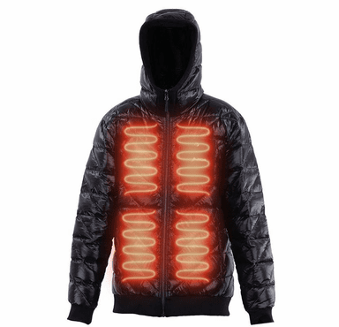 FNDN Reversible Heated Puffy Sweatshirt