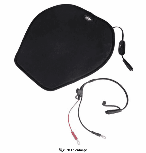 Gears Canada 12V Heated Seat Pad Cushion for Motorcycle, Snowmobile, and ATV