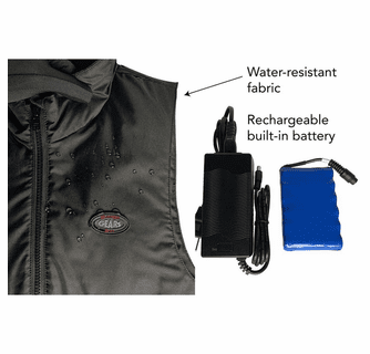 Gears Canada 12V Unisex ZR9 Built-in Battery Heated Vest Liner