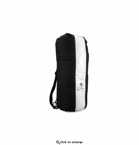 Geckobrands Durable View Dry Bag 60L - Black with Translucent Panel