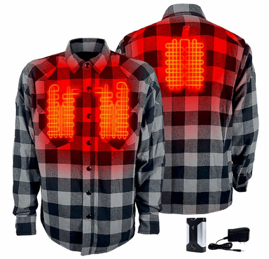 Gerbing 7V Battery Heated Flannel Shirt