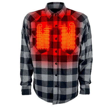 Gerbing 7V Battery Heated Flannel Shirt
