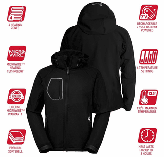 Gerbing 7V Men's Torrid Softshell Heated Jacket 2.0