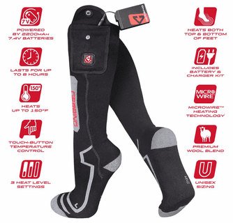 Gerbing 7V Ultimate Wool Heated Socks