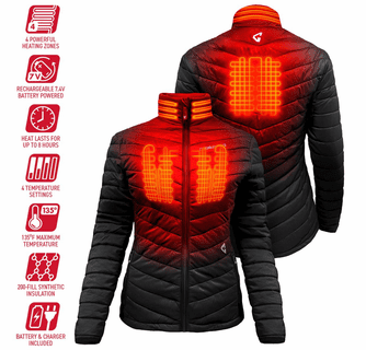 Gerbing 7V Women's Khione Insulated Heated Jacket 2.0