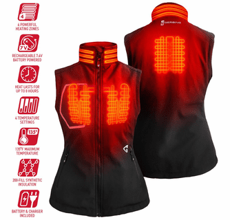 Gerbing 7V Women's Torrid Softshell Heated Vest 2.0