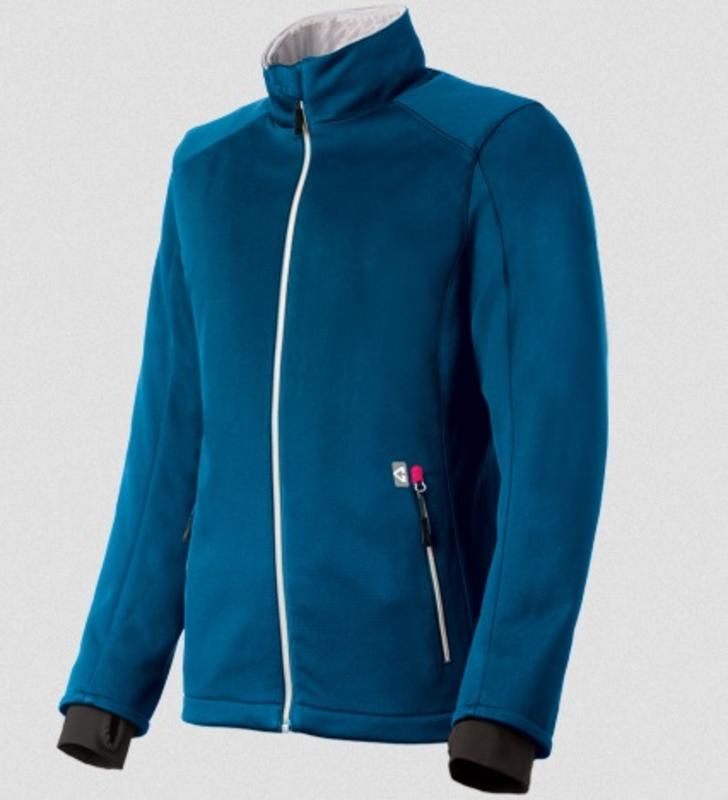 Gerbing Women's Heated Softshell Jacket, Blue (Small) My Cooling Store