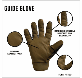 Glacier Glove Leather Guide Gloves