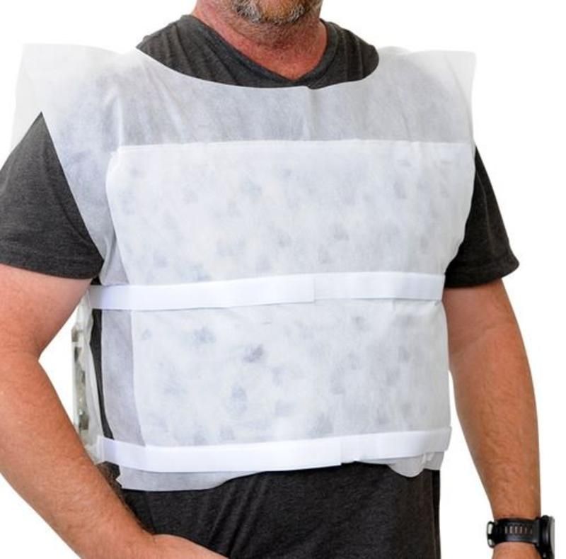 Glacier Tek Disposable Cool Vest 5 Pack My Cooling Store