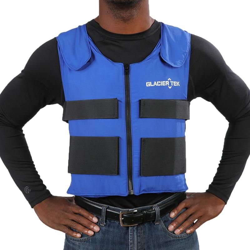 Glacier Tek Sports Cool Vest with Nontoxic Cooling Packs My Cooling Store