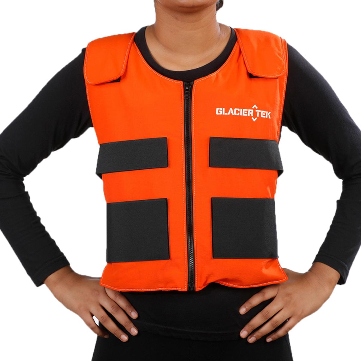 Glacier Tek Sports Cool Vest with Nontoxic Cooling Packs My Cooling Store