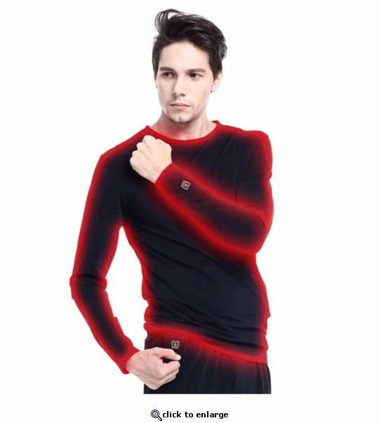 Glovii 7V Battery Heated Shirt - Black