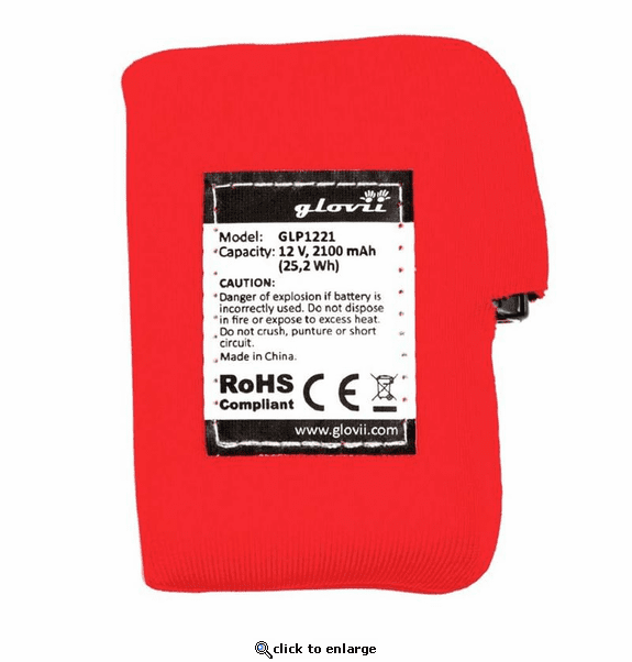 Glovii GLP1121 Battery for Heated Motorcycle Gloves GDB