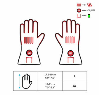 Glovii GS3 Shearling Style Heated Gloves